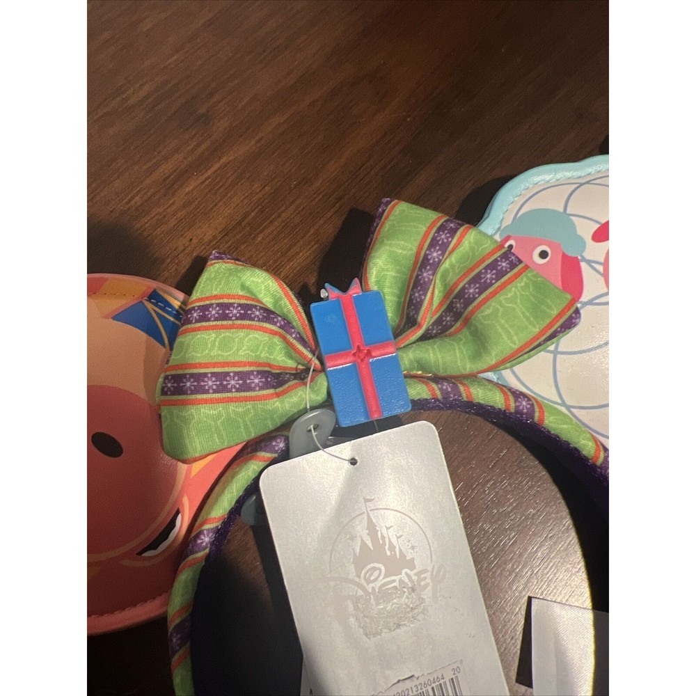 Disney Pixar Toy Story Christmas Holiday Minnie Mouse Ears Buzz Lightyear Hamm - Picture 5 of 6